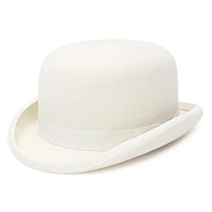 chapeau melon feutre laine