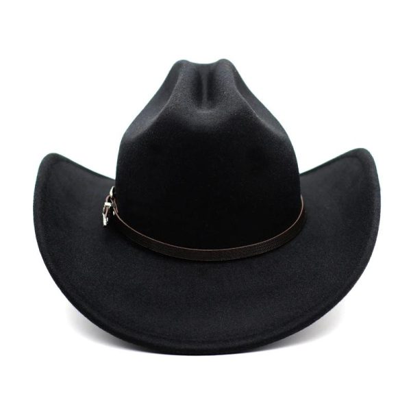 chapeau de cowboy noir vintage