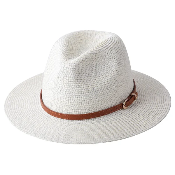 Chapeau Panama en paille naturelle
