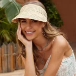 chapeau de paille pliable