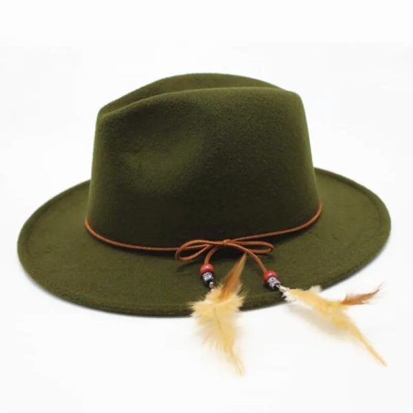 chapeau australien en laine