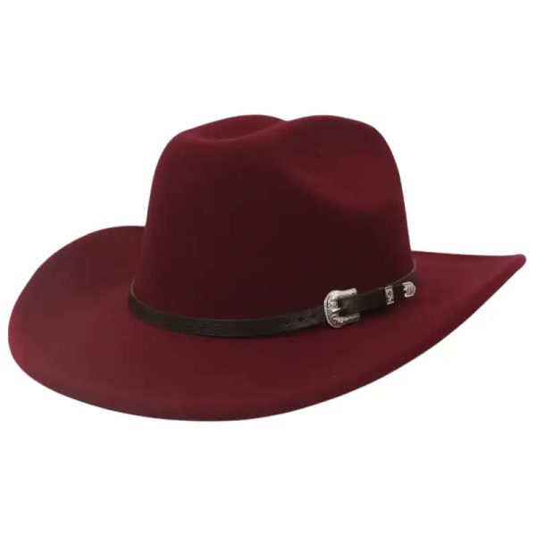 Chapeau de Cowboy Bordeaux