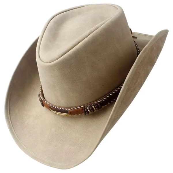chapeau de cowboy femme cuir
