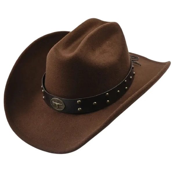 chapeau cowboy marron