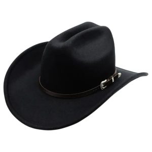 chapeau de cowboy noir