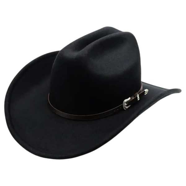 chapeau de cowboy noir