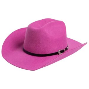 chapeau de cowboy rose