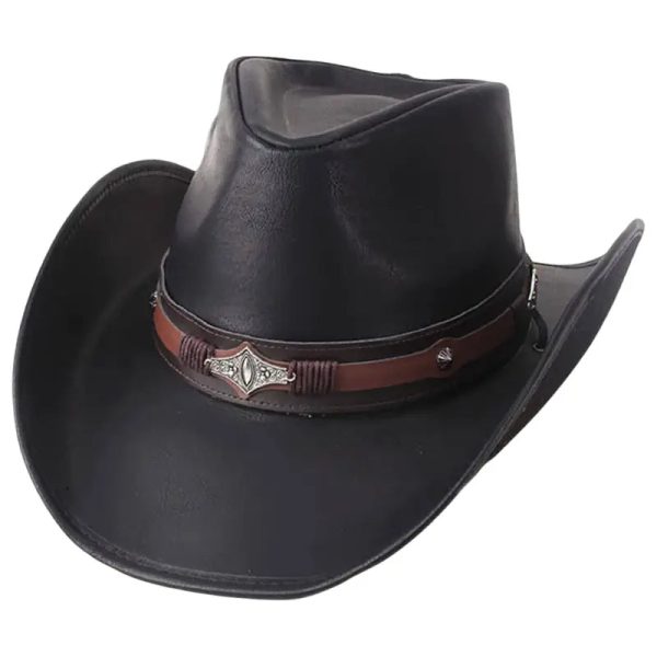 chapeau de cowboy western noir
