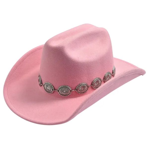 chapeau rose cowboy