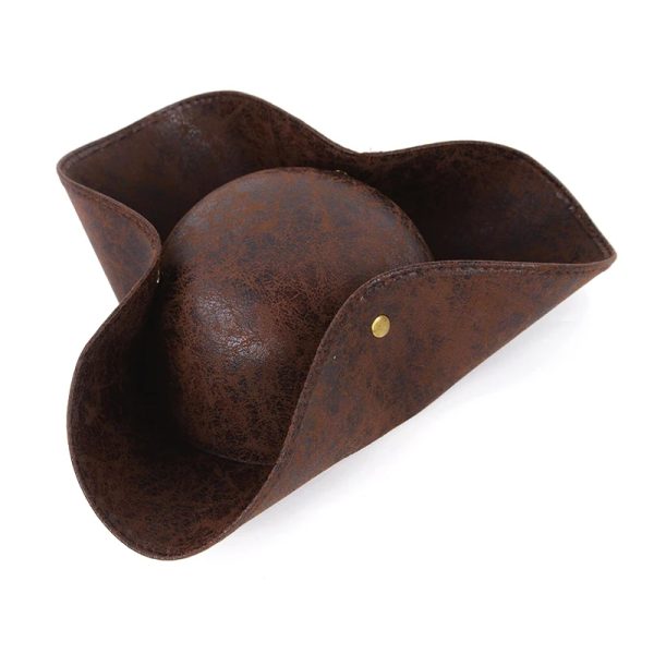 chapeau pirate simili cuir