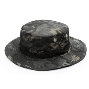 chapeau randonnée motifs camouflage