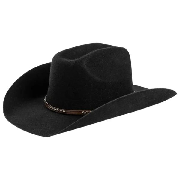chapeau western feutre noir
